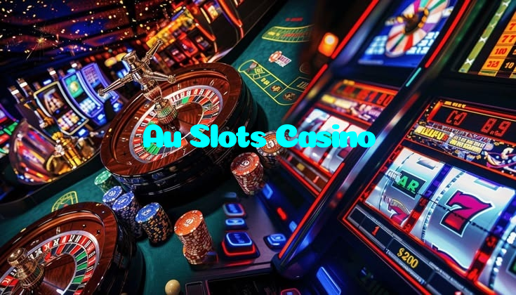 Au Slots Casino casino presented on mobile device in Pakistan with slots and live games
